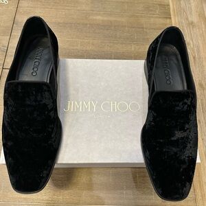 Men’s Jimmy Choo velvet loafers